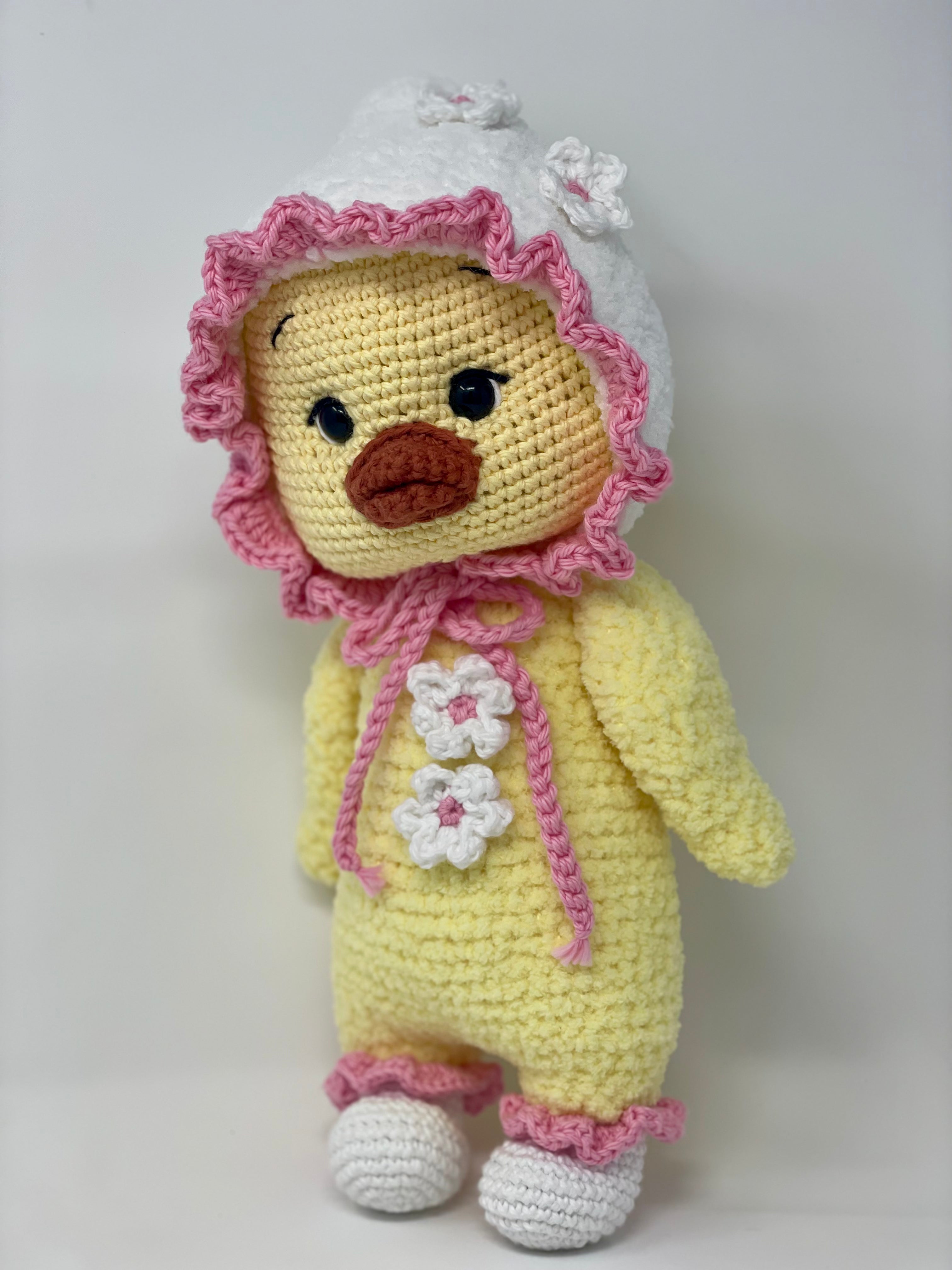 White Bonnet baby chick