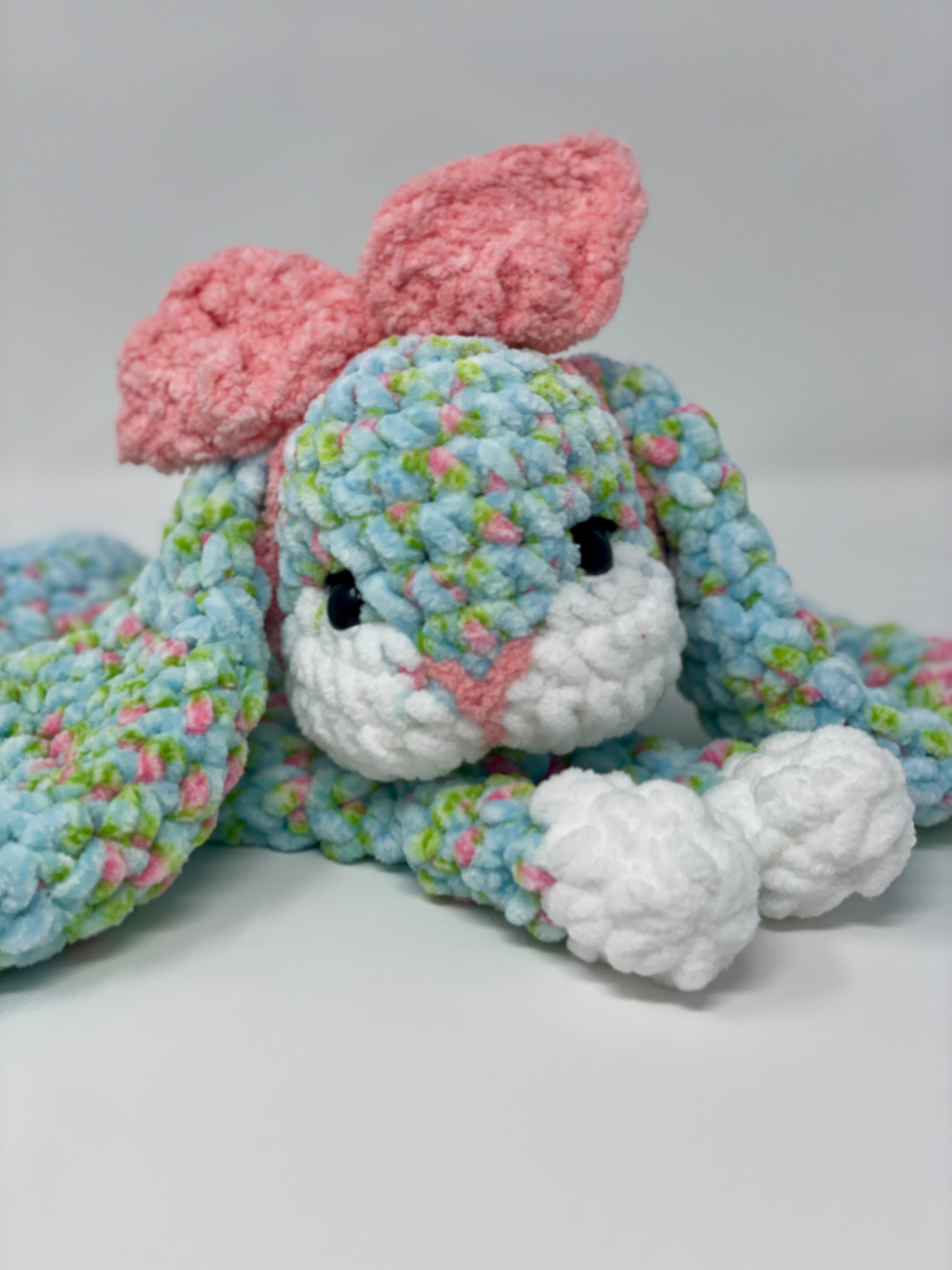 Floral bunny lovey