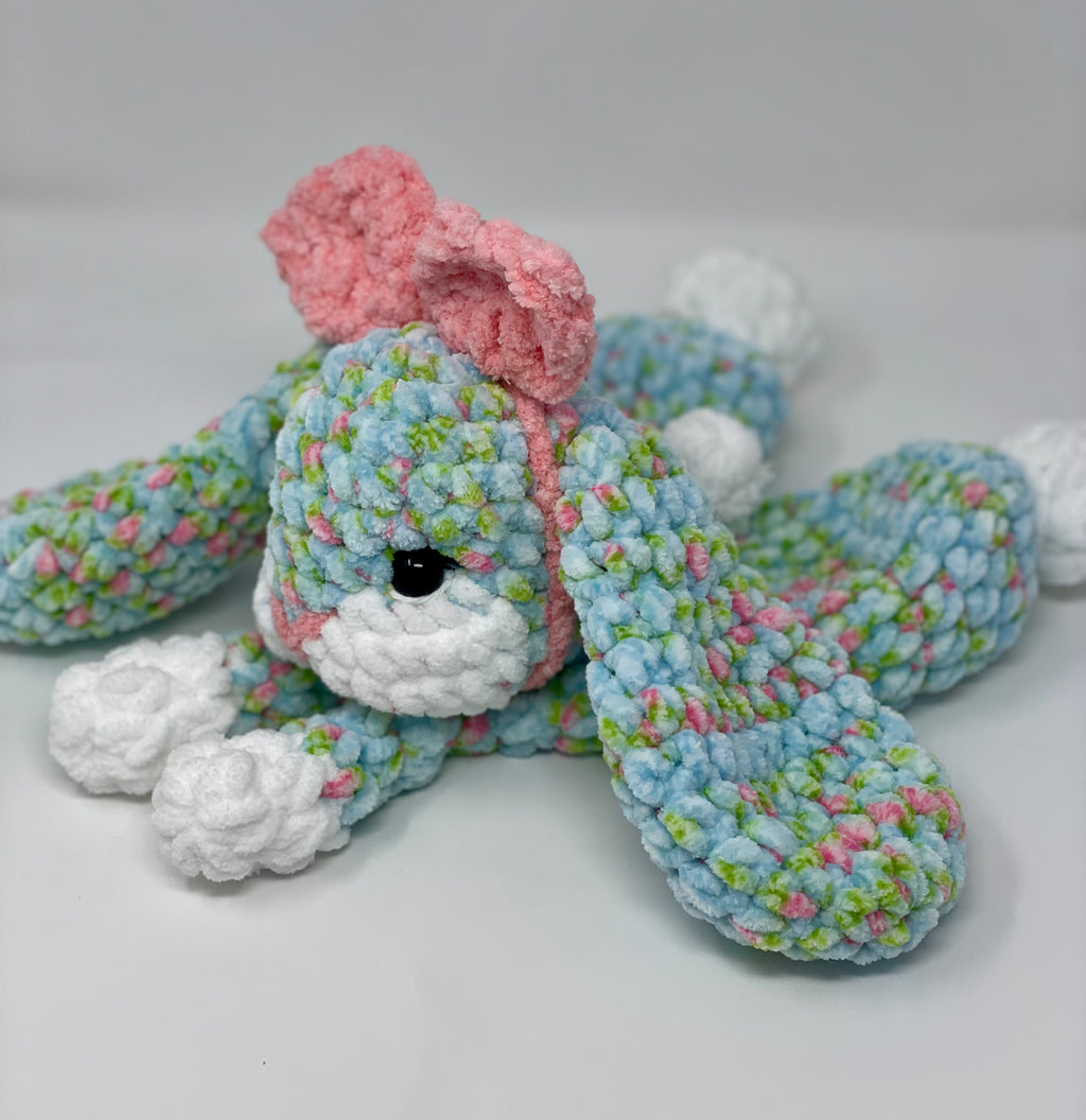 Floral bunny lovey