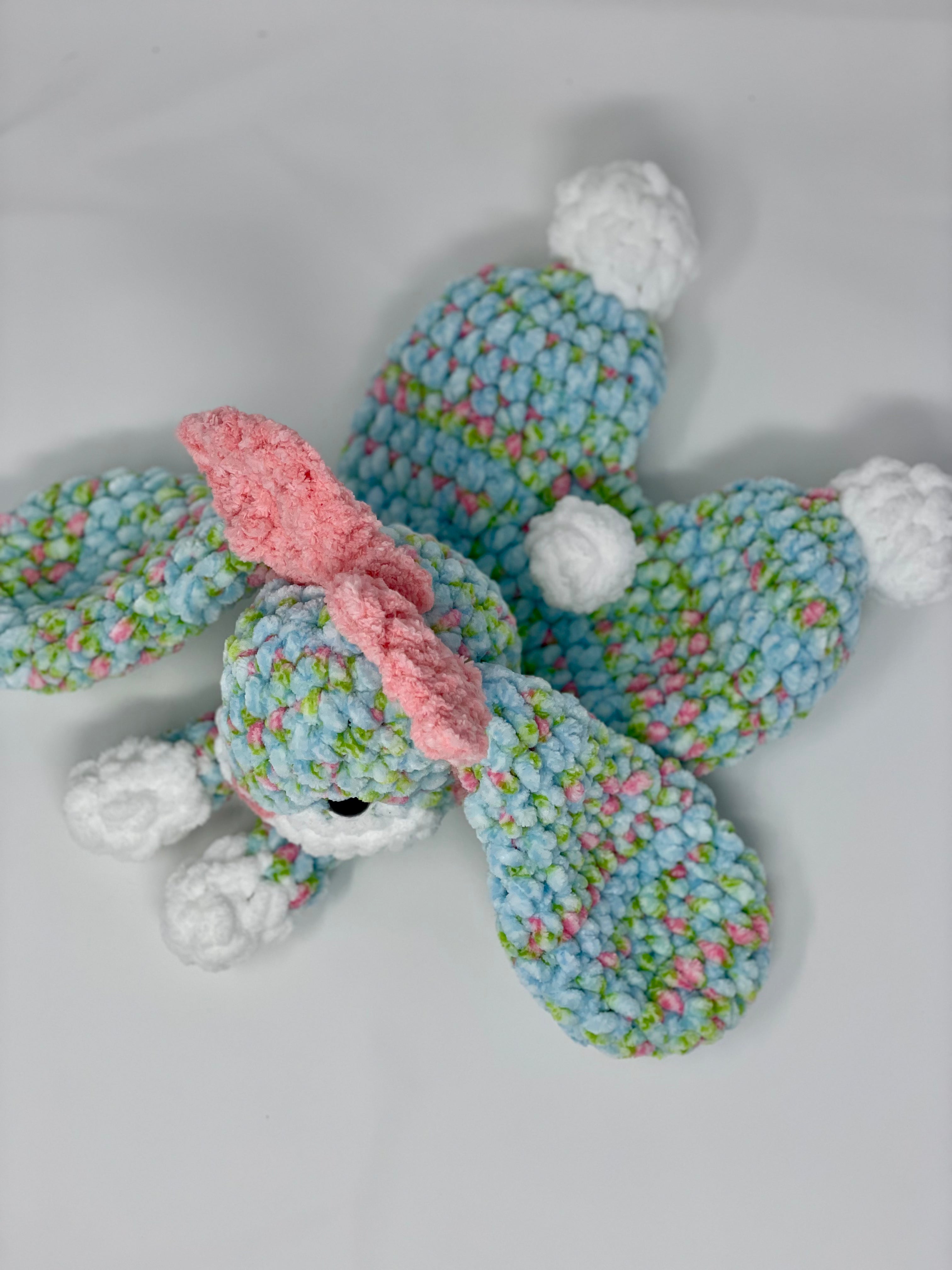 Floral bunny lovey