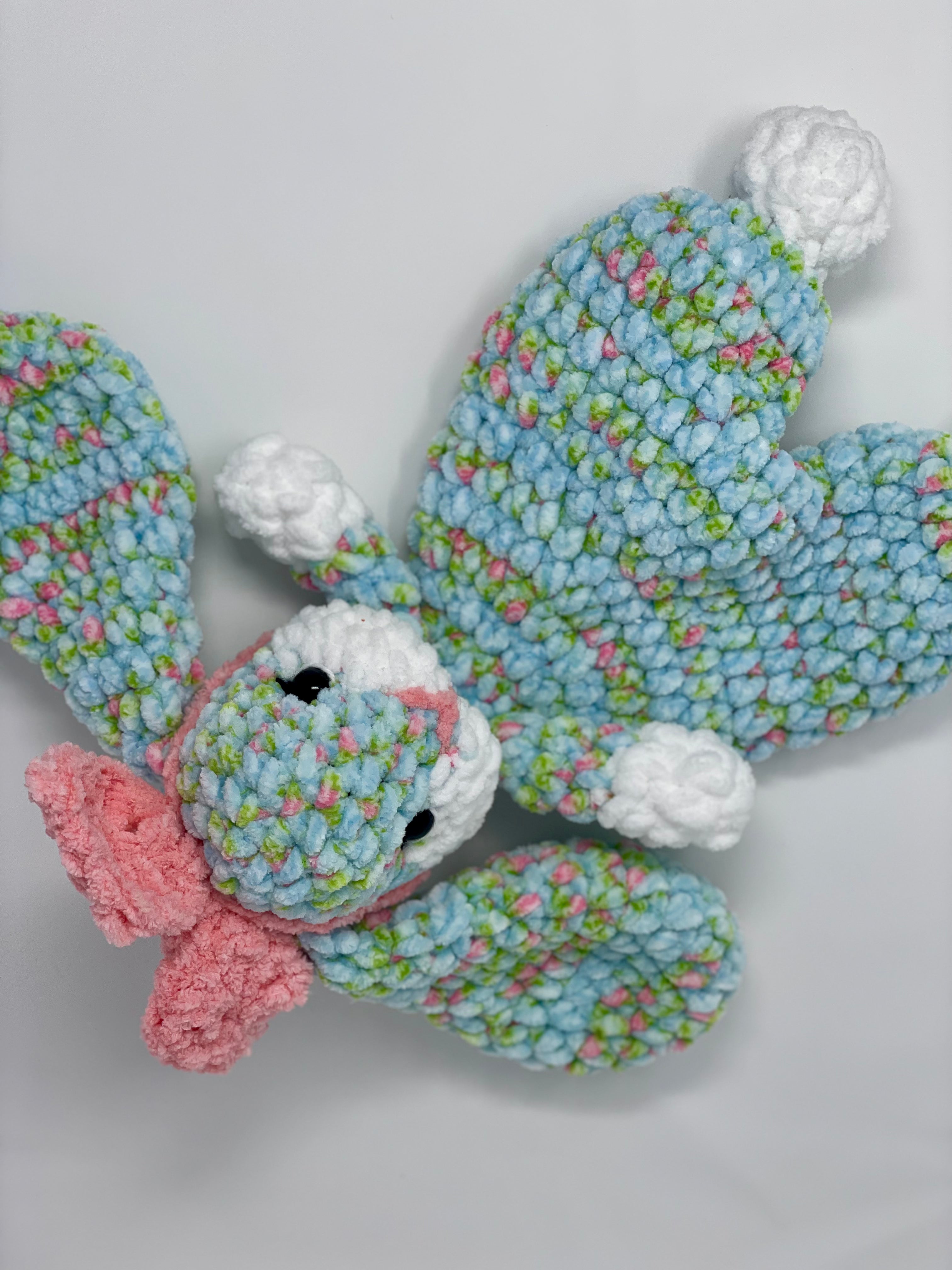 Floral bunny lovey
